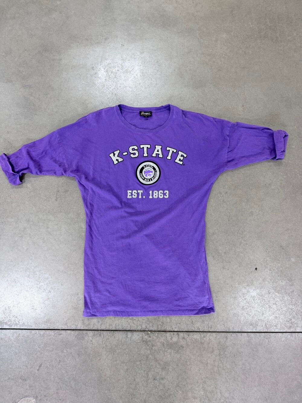 Women's Gameday Couture K-State Wildcats Long Sleeve T-Shirt M longer length